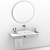 Horizon Washbasin: Gold-White & Silver-White 3D model small image 6