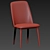 Sleek Tintori Dining Chair 3D model small image 2