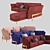 Title: Sleek Cosmo Sofa: Modern Elegance 3D model small image 1