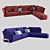 Title: Sleek Cosmo Sofa: Modern Elegance 3D model small image 3