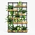 Sleek Metal Interior Shelving 3D model small image 2