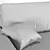 Luxury Leather Sofa: Corona 4 3D model small image 5