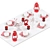 Elegant Red and White Table Setting 3D model small image 2