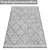 Luxury Carpet Set: 3 High-Quality Textured Rugs 3D model small image 3