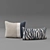 Sleek Comfort Pillow Set 3D model small image 3