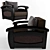 Prague Armchair: Luxury Comfort 3D model small image 1