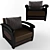 Prague Armchair: Luxury Comfort 3D model small image 2