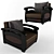 Prague Armchair: Luxury Comfort 3D model small image 4