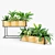 Versatile Flowerbox Planters Combo 3D model small image 4