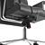 ErgoLuxe Black Office Chair 3D model small image 4