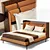 Luxury Molteni & C Bed 3D model small image 9