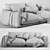 Modern Marenco Sofa: Elegant and Comfortable 3D model small image 4