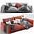 Modern Marenco Sofa: Elegant and Comfortable 3D model small image 5
