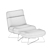 La Redoute Helma: Stylish Chair & Footrest 3D model small image 2