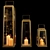 Golden Glow Candle Lantern 3D model small image 2