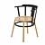 Revolutionary Windsor Chair: Offset Elegance 3D model small image 1