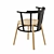 Revolutionary Windsor Chair: Offset Elegance 3D model small image 2