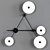 Modern Metal Lampatron DOTS 2 3D model small image 3