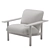 Zilio Aldo Kinoko Lounge Chair 3D model small image 3