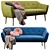 Signal Bergen 3: Stylish Scandinavian Sofa 3D model small image 4