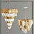 Regal Gold Chandelier Collection 3D model small image 5