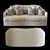 Tight Button-Tufted Milano Sofa 3D model small image 2