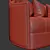 Tight Button-Tufted Milano Sofa 3D model small image 3