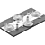 4-Person Table Setting: Elegant Tableware for Perfect Dining 3D model small image 3
