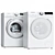 Samsung Washer and Dryer Set 3D model small image 2