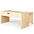 Versatile Ikea Malm Desk: Practical & Stylish 3D model small image 4