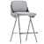 Stylish Isla Semi Bar Stool 3D model small image 5