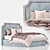 Garda Decor Bed: Elegant and Customizable 3D model small image 4