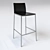 Sleek Style Bar Chair 3D model small image 1
