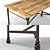 Industrial-Inspired Flatiron Desk 3D model small image 4