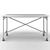 Industrial-Inspired Flatiron Desk 3D model small image 5