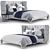 Soho Bed: Sleek and Stylish Sleep 3D model small image 4