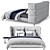 Soho Bed: Sleek and Stylish Sleep 3D model small image 5