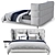 Soho Bed: Sleek and Stylish Sleep 3D model small image 6