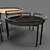 Carrasco Table: Elegant Iron & Marble Design 3D model small image 3