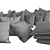 Elegant Home Decor Pillows 3D model small image 2