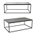 Niles Cement Coffee Table - Sleek and Durable 3D model small image 3