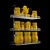 Multi-Purpose Kitchen Storage Containers 3D model small image 6