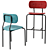 GUBI Coco Dining & Bar Chair Combo 3D model small image 3