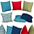Cosy Charm Decorative Pillow Set 3D model small image 1