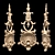 Elegant Carved Trim - Classic Style 3D model small image 1