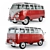 Classic Volkswagen Transporter: Timeless German Commercial Vehicle 3D model small image 1