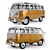 Classic Volkswagen Transporter: Timeless German Commercial Vehicle 3D model small image 4