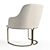 Luxury Upholstered Marie Chair - Timeless Elegance 3D model small image 3