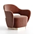 Valerie Modern Italian Armchair - Luxurious and Contemporary Design 3D model small image 1