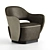 Valerie Modern Italian Armchair - Luxurious and Contemporary Design 3D model small image 2